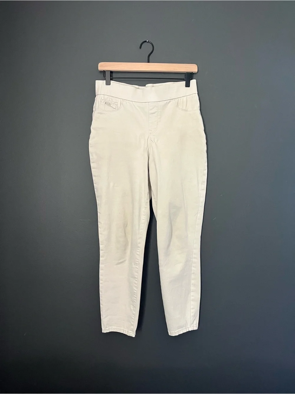 Nine West Heidi Pull On Cropped Cotton Pant - Size 6